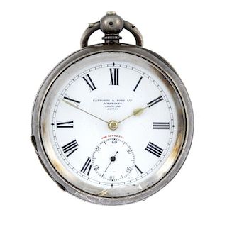 A group of six assorted pocket watches, to include three silver and two white metal examples. All re