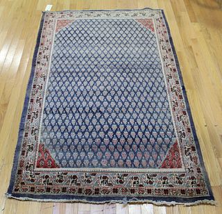 Vintage & Finely Hand Woven Area Carpet.