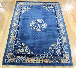 Vintage & Finely Hand woven Chinese Carpet.