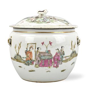 Chinese Famille Rose Jar and Cover, ROC Period