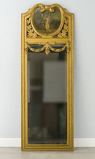 Very Good Giltwood Mirror, Late 19th Century