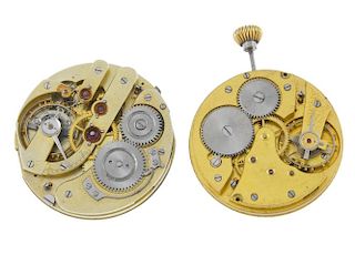 A group of sixty pocket watch movements with dials. Approximately 60.. All recommended for spares an