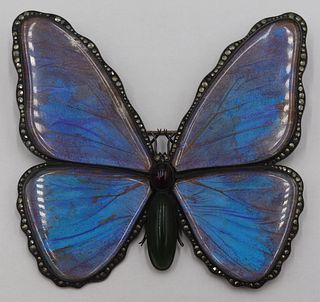 JEWELRY. Unusual Large Butterfly Wing Butterfly