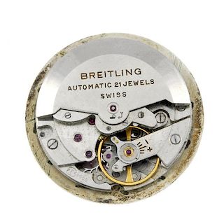 BREITLING - a gentleman's automatic calibre Felsa 4000 with a signed silvered dial. Recommended for