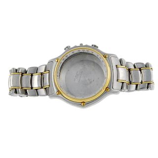EBEL - a stainless steel gentleman's watch case, together with bi-metal bracelet. Recommended for sp