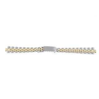 ROLEX - a lady's bi-metal bracelet watch. Recommended for spares and repair purposes only. <br><br>