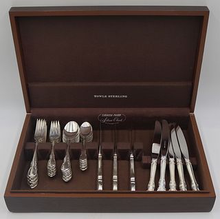 STERLING. Towle Legato Sterling Flatware Set for 8