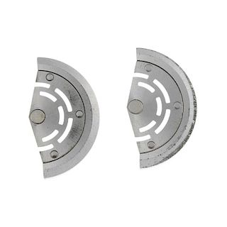 ROLEX - a pair of automatic works rotors. Recommended for spares and repair purposes only. <br><br>F