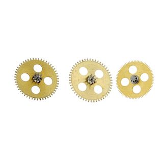 ROLEX - a group of ten automatic works wheels. Recommended for spares and repair purposes. <br><br>D