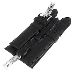 A selection of various watch straps. Approximately 100. <br><br>To include pink, black and oil bleu