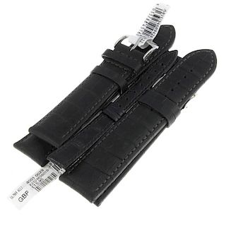 A selection of various watch straps. Approximately 100. <br><br>To include white, black and oil bleu