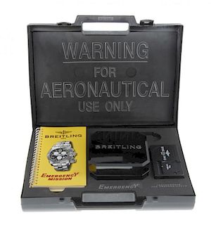 BREITLING - a complete Emergency watch box. <br><br>