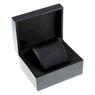 BREITLING - a pair of complete watch boxes. <br><br>