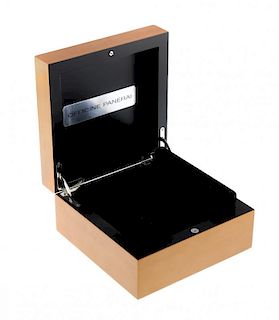 PANERAI - a pair of incomplete watch boxes. <br><br>