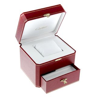 CARTIER - a pair of incomplete watches boxes. <br><br>