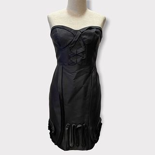 Vintage Y2K Black Evening LBD Dress by Leifsdottir Anthropologie NWT