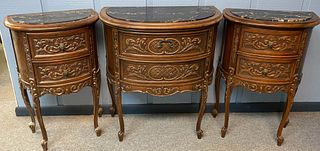 Three Marble Top Tables