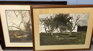 Two Andrew Wyeth Prints
