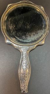 Sterling Silver Hand Mirror