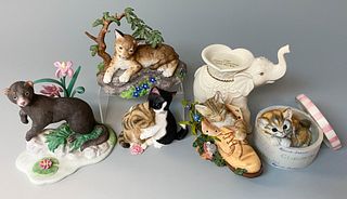 Six Lenox Animal Figurines