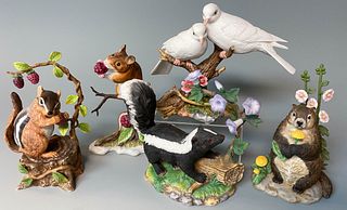 Five Animal Figurines