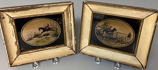 Pair of Miniature Horse Prints