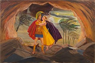* Aldo Piacenza, (American, 1888-1976), Untitled (Dido and Aeneas)