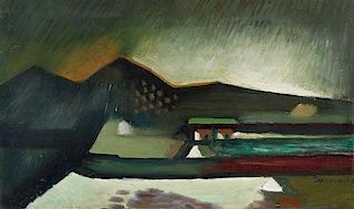 Pranas Domsaitis, (South African, 1880-1965), Thunderstorm