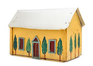 * Aldo Piacenza, (American, 1888-1976), Untitled (Yellow House)