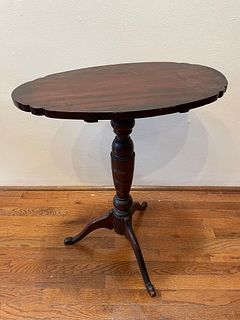 Antique Walnut Tilt Top Table
