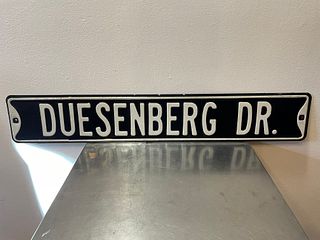 Duesenberg Dr Street Sign 
