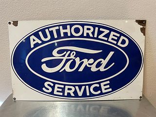 Ford Enamel Advertising Sign 