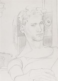 Elaine de Kooning, (American, 1918-1989), Portrait of Bill