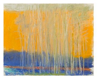 Wolf Kahn, (American, b. 1927), Orange and Blue, 2004