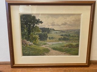 Signed Watercolor by Arthur Tucker 