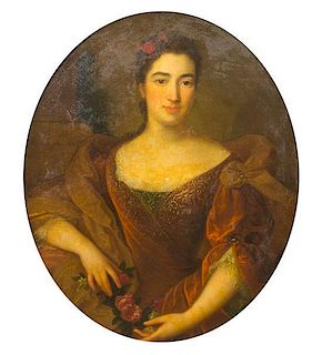 After Hyacinthe Rigaud, (French, 1659-1743), Portrait of a Woman