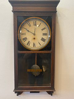 Early 1900's Sessions Case Regulator Clock