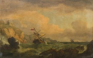 * Attributed to Thomas Whitcombe, (British, c. 1760-c. 1824), The Wreck