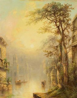 James Salt, (British, 1850-1903), Venetian Scene, 1884