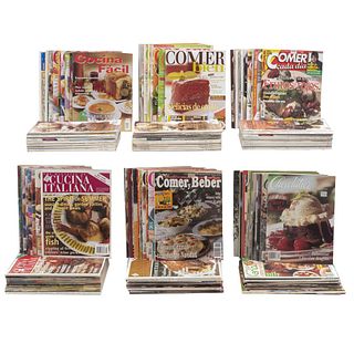 Lote de Revistas de Cocina Mexicana e Internacional. Total de piezas: 200.