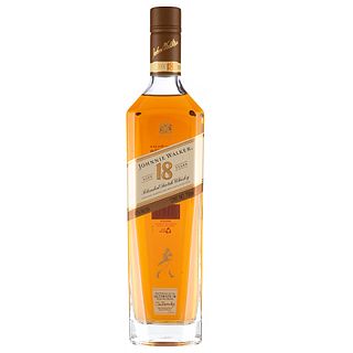 Johnnie Walker. 18 años. Old Blended. Scotch Whisky. En presentación de 750 ml.