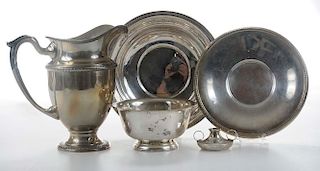 Five Sterling Hollowware Pieces