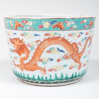 Chinese Famille Rose Porcelain JardiniÃ¨re
