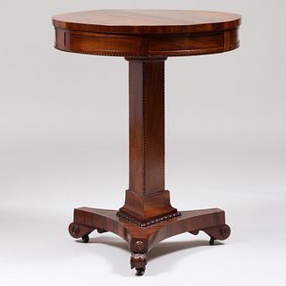 William IV Mahogany Circular Side Table