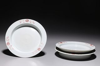 Group of Three Chinese Porcelain Dishes