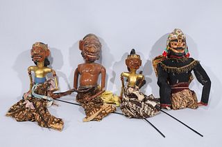 Large Group of Indonesian Puppets