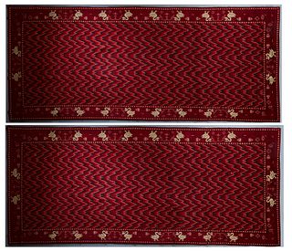 Pair of Spanish Carpets, Each-8' 5 x 19'.