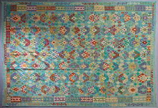 Turkish Kilim Carpet, 8' 8 x 11' 6.