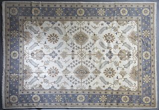 Turkish Oushak Carpet, 10' 1 x 14'.