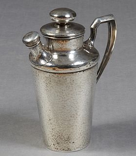 Sterling Silver Martini Pitcher, 20th c., by International, #162B, H.- 10 in., W.- 7 1/2 in., D.- 4 in., Wt.- 24 Troy Oz. Provenance: Palmira, the Est